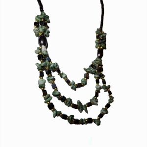 Green Beaded Necklace
